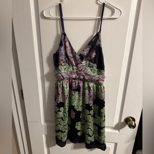 Floral Print Sleeveless Dress
